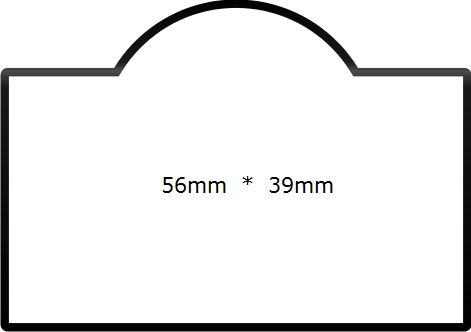 Oval Top Name Badge